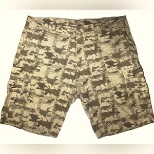 Big & Tall Men’s Vintage Phat Pharm Sand Camouflage Cargo Style Shorts
